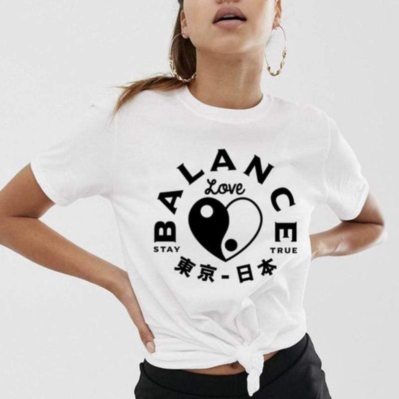 Balance Tee-White