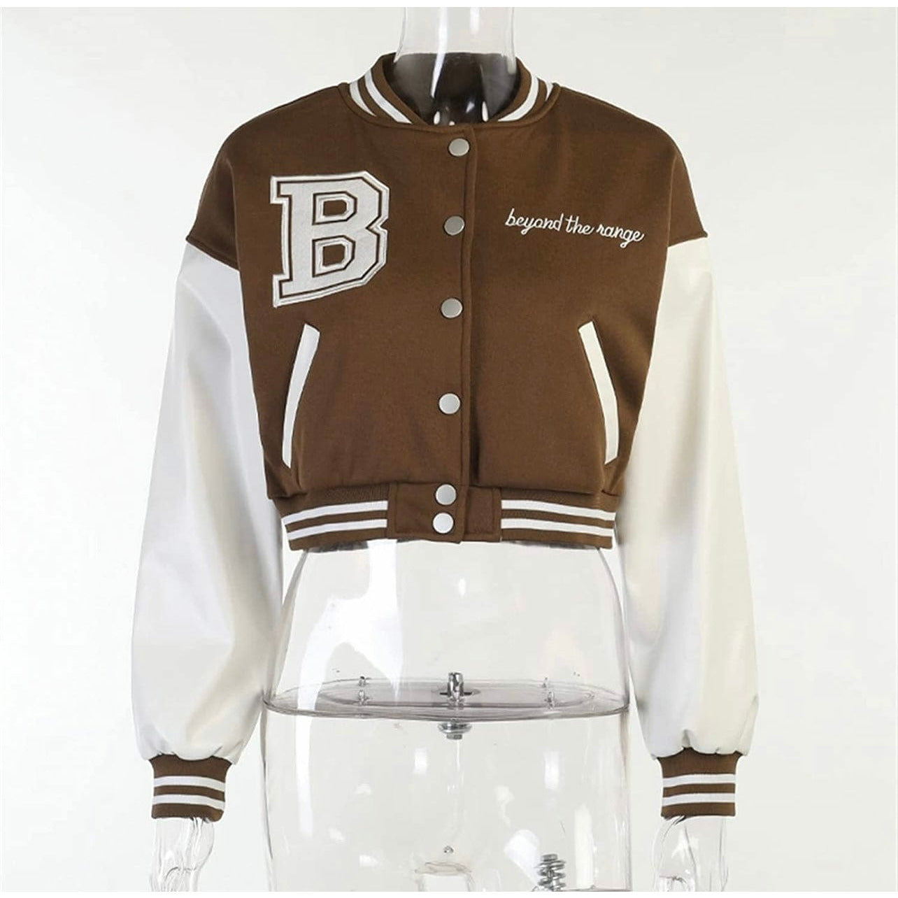 Brown Cropped Jacket