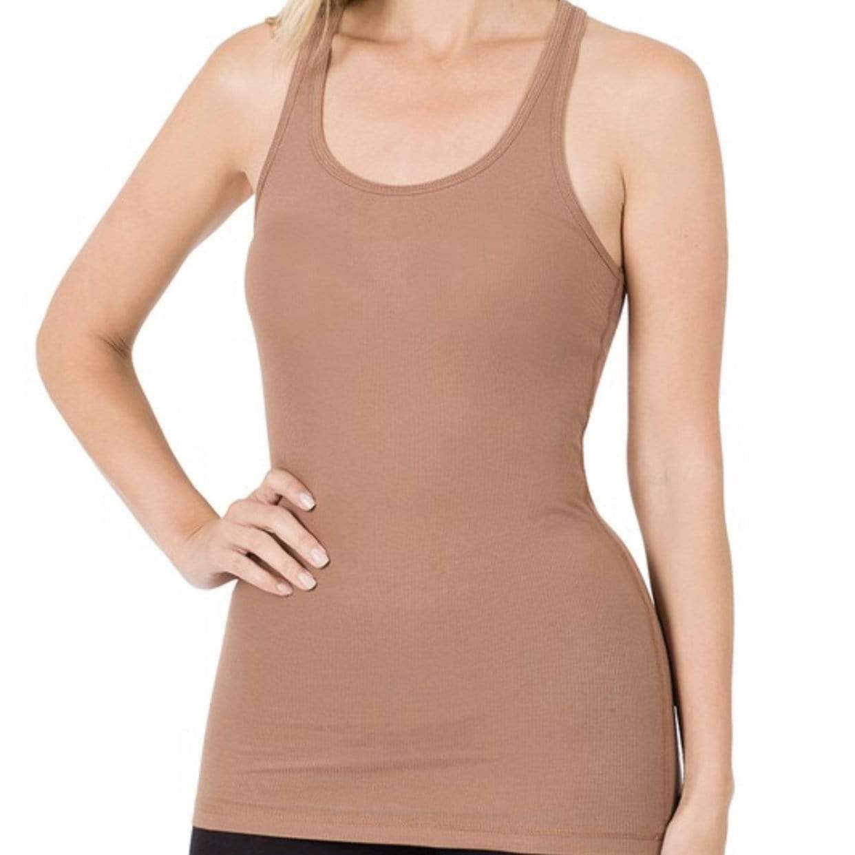 Cocoa Racerback Tank