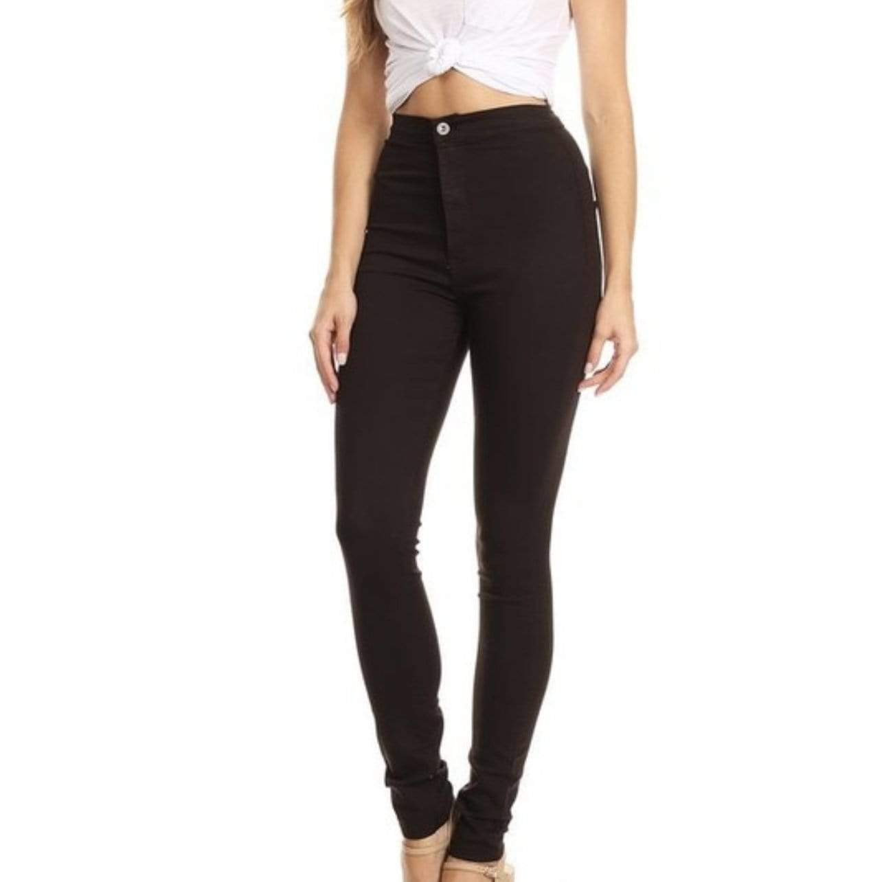 Dark Brown Skinny Jeans