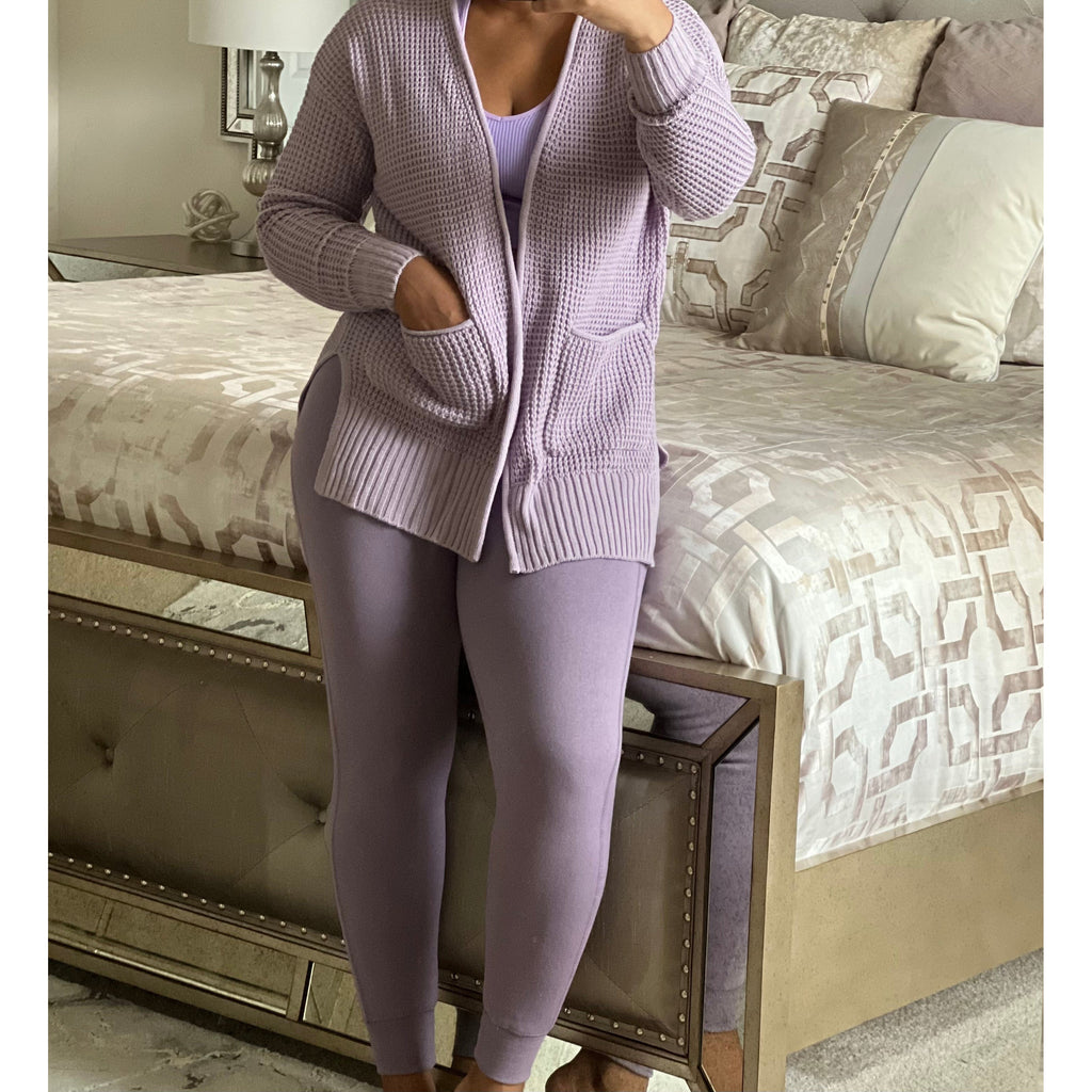 Dusty hot sale purple cardigan