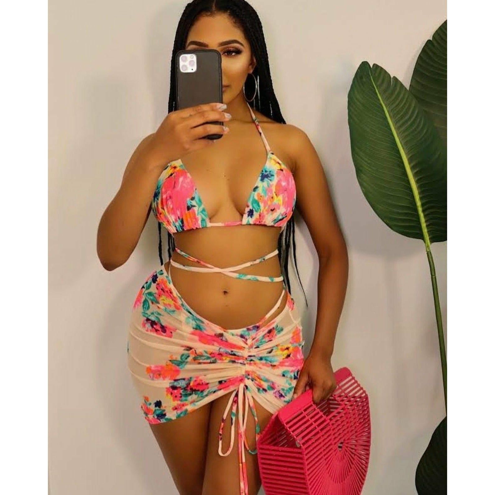 Floral Swim Set