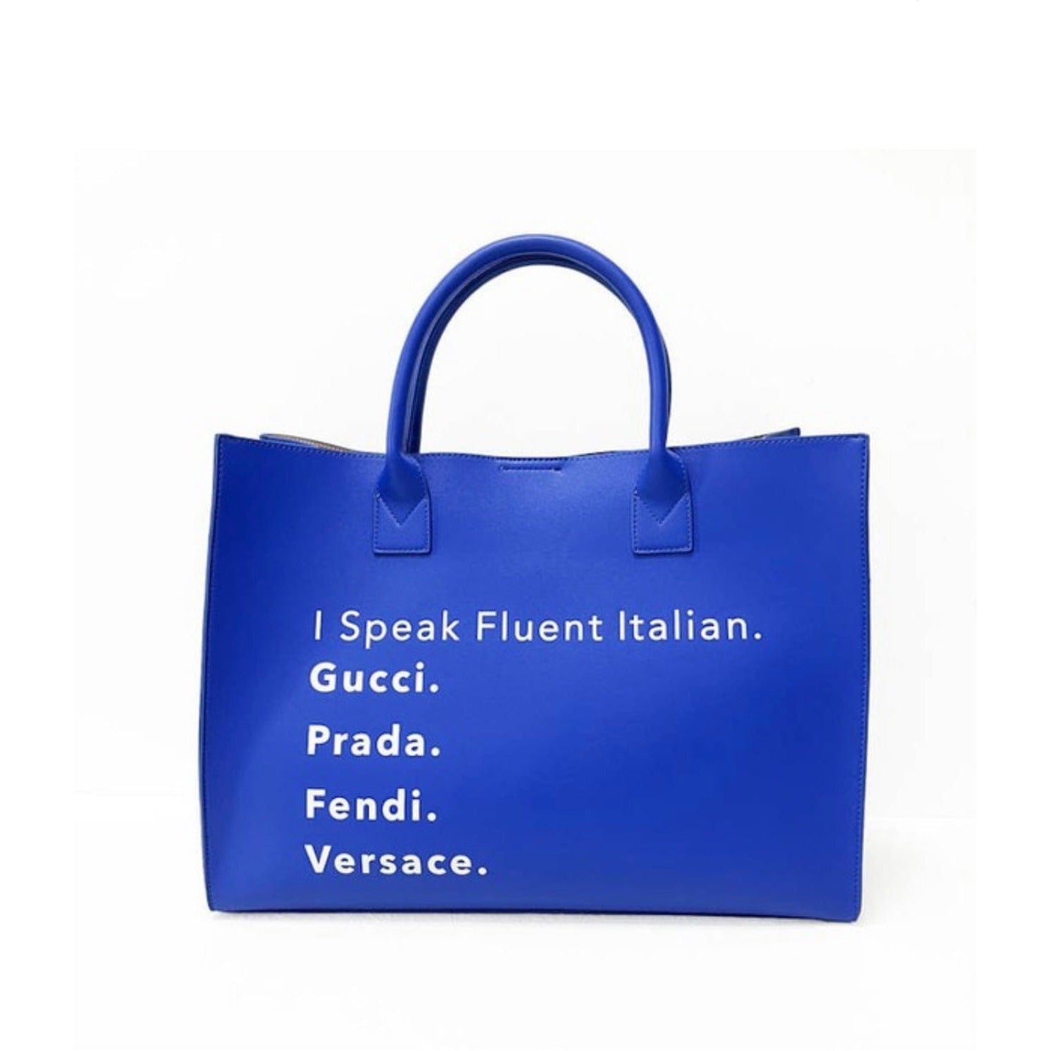 Fluent Italian Tote-Royal Blue