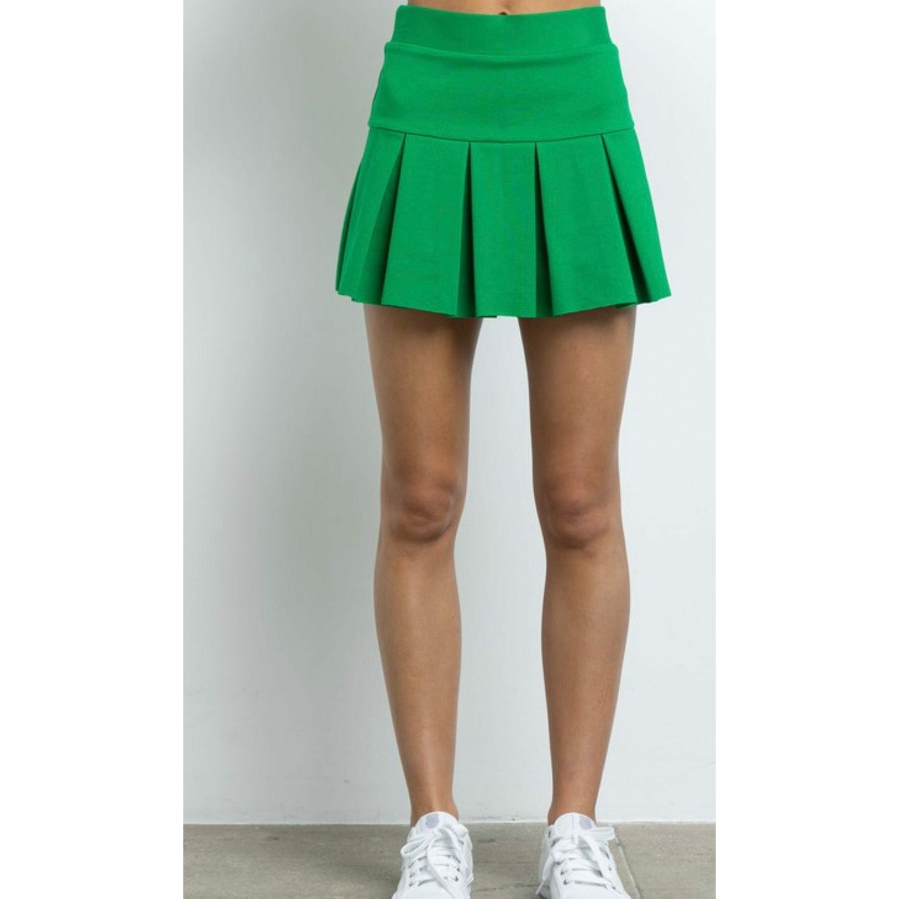 Kelly Green Tennis Skirt