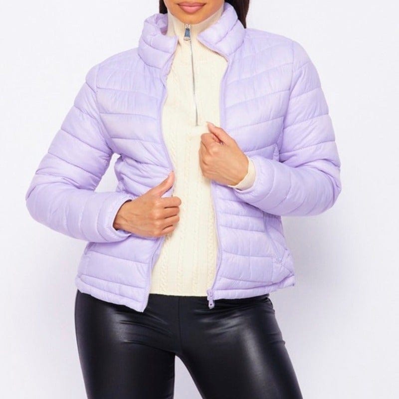 Lilac Puffer Jacket