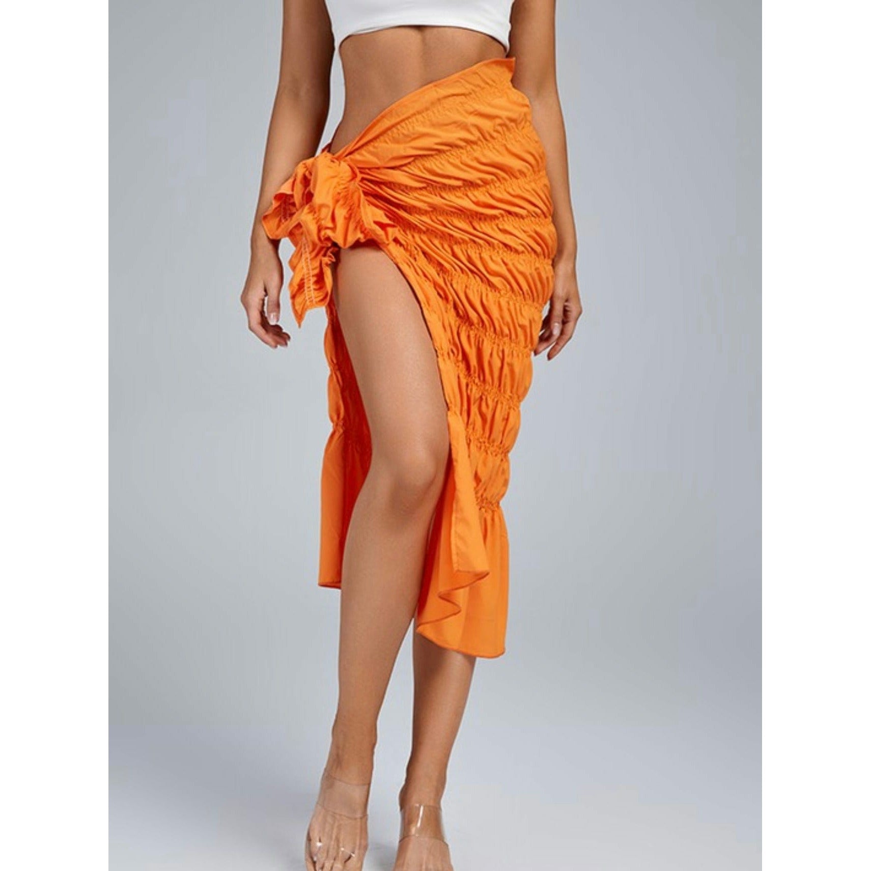 Orange Cover-up Skirt