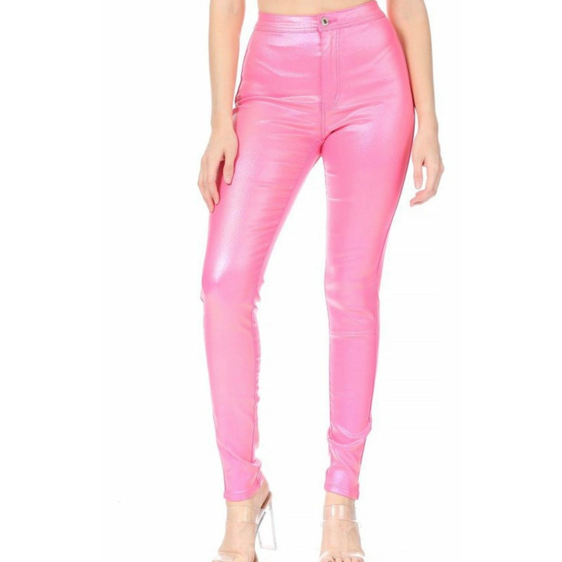 Pink Iridescent Pants