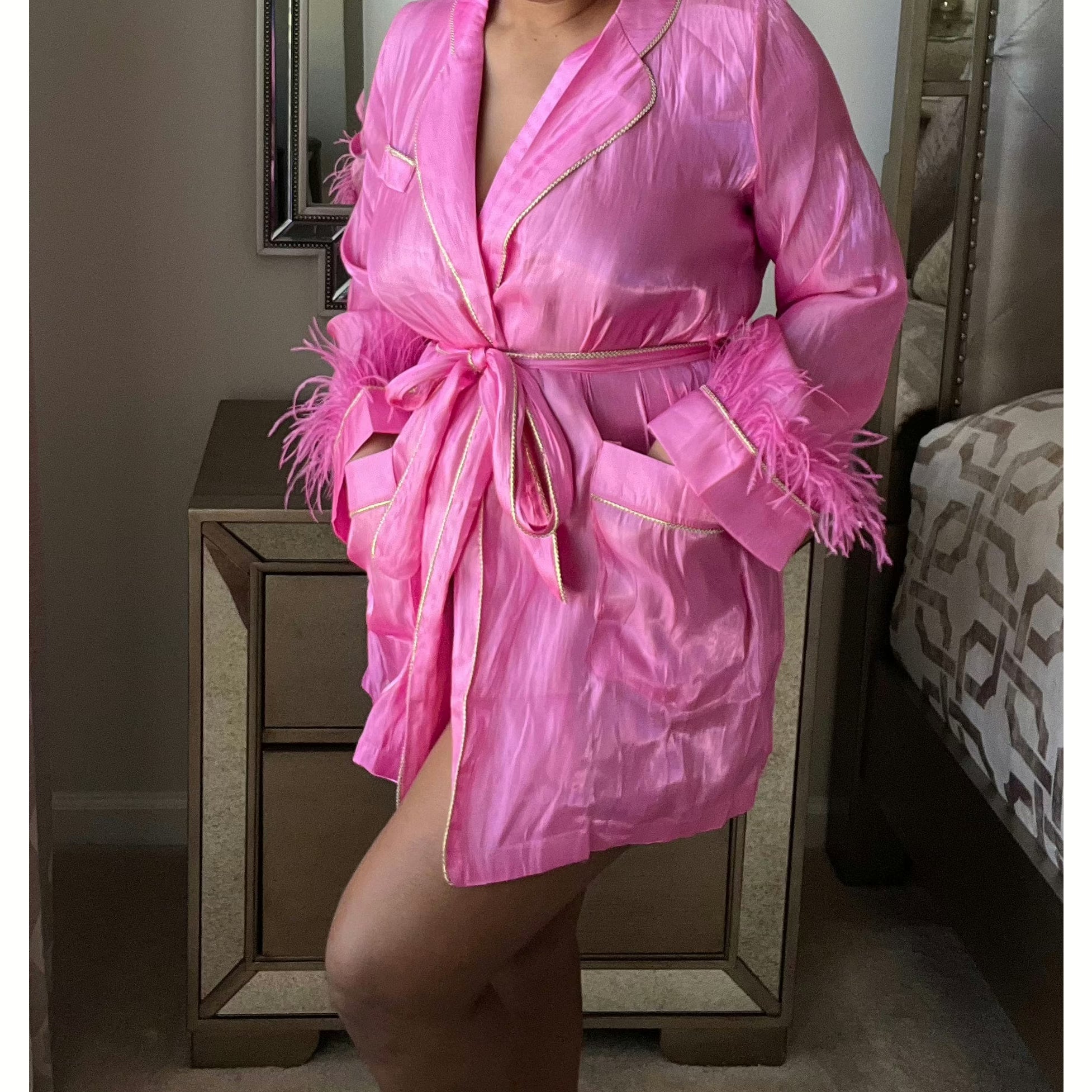 Pink Pajama Robe