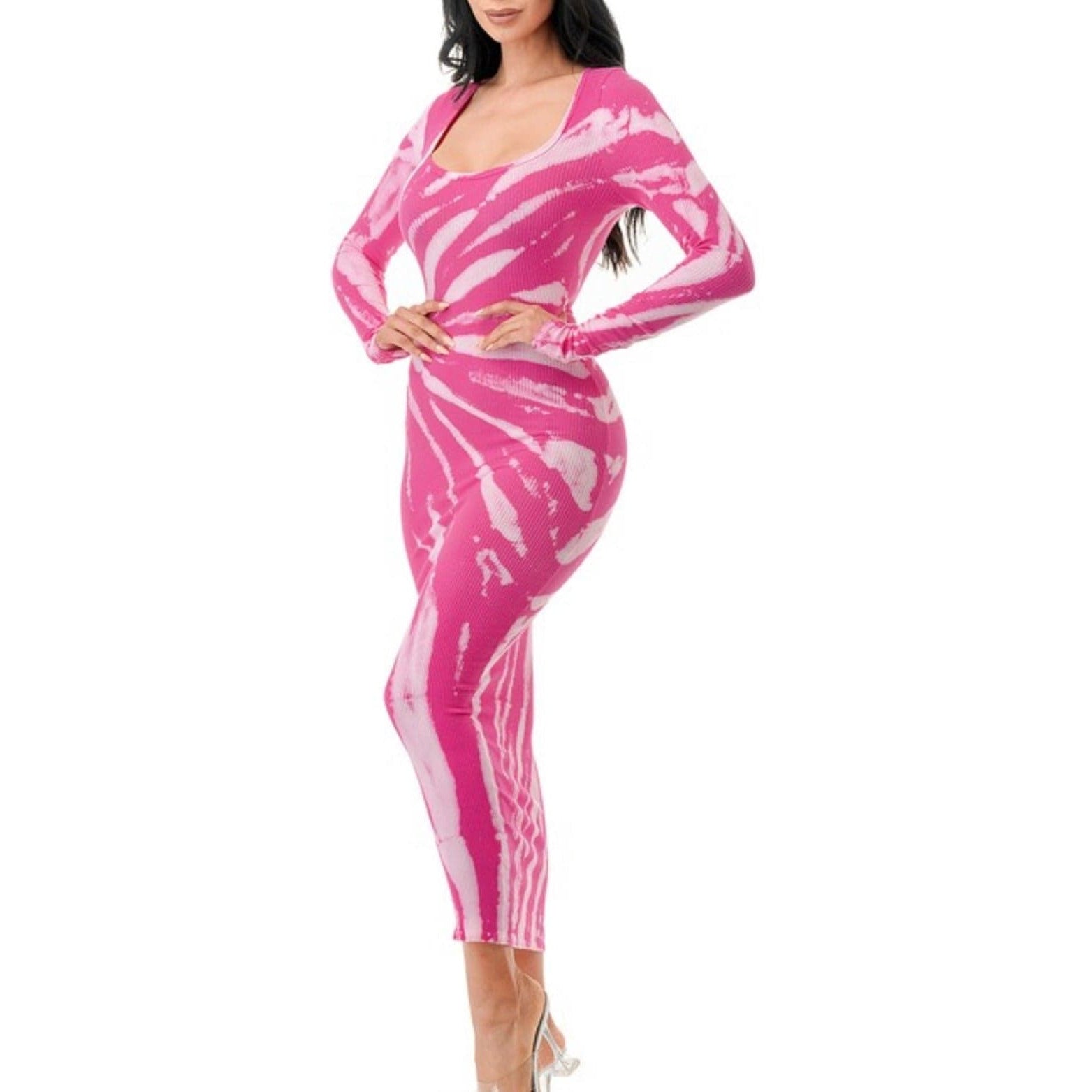 Pink Splash Dress