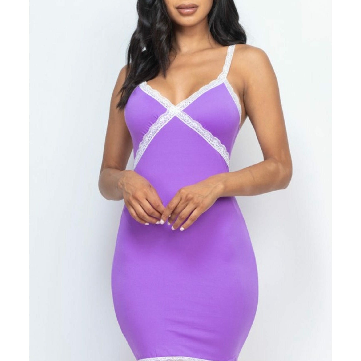 Violet Slip Dress