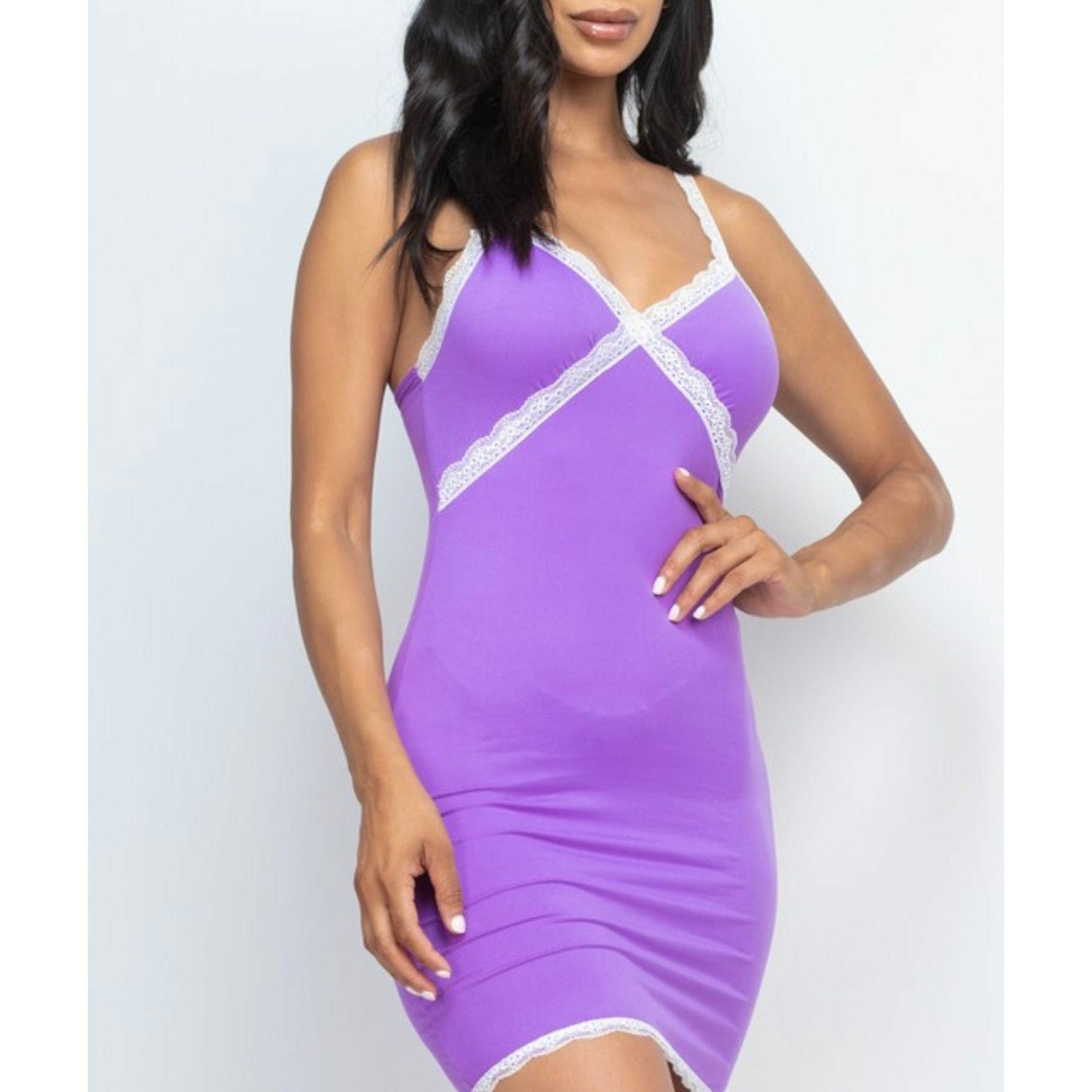 Violet Slip Dress